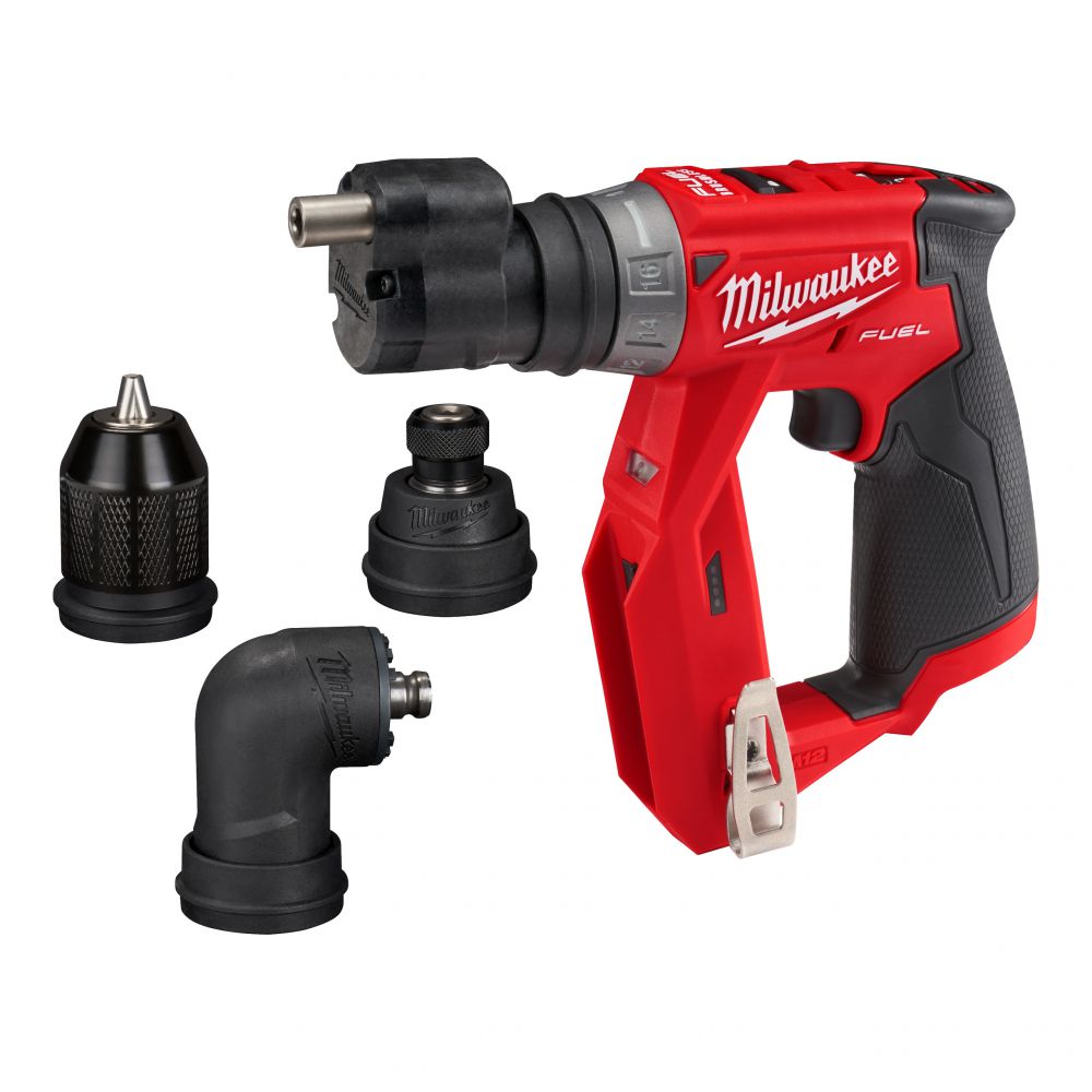 Milwaukee - Akku-Bohrschrauber mit Wechselköpfen M12 FUEL (M12 FDDXKIT-0X) M12 FDDXKIT-0X